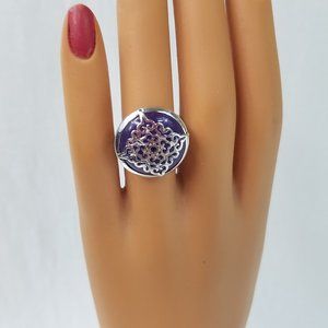 925 Silver & Amethyst Ring
